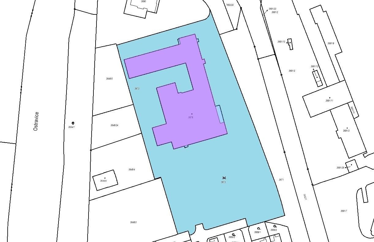 Komerční pozemky, Křižíkova, Frýdek-Místek, 14 528 m²