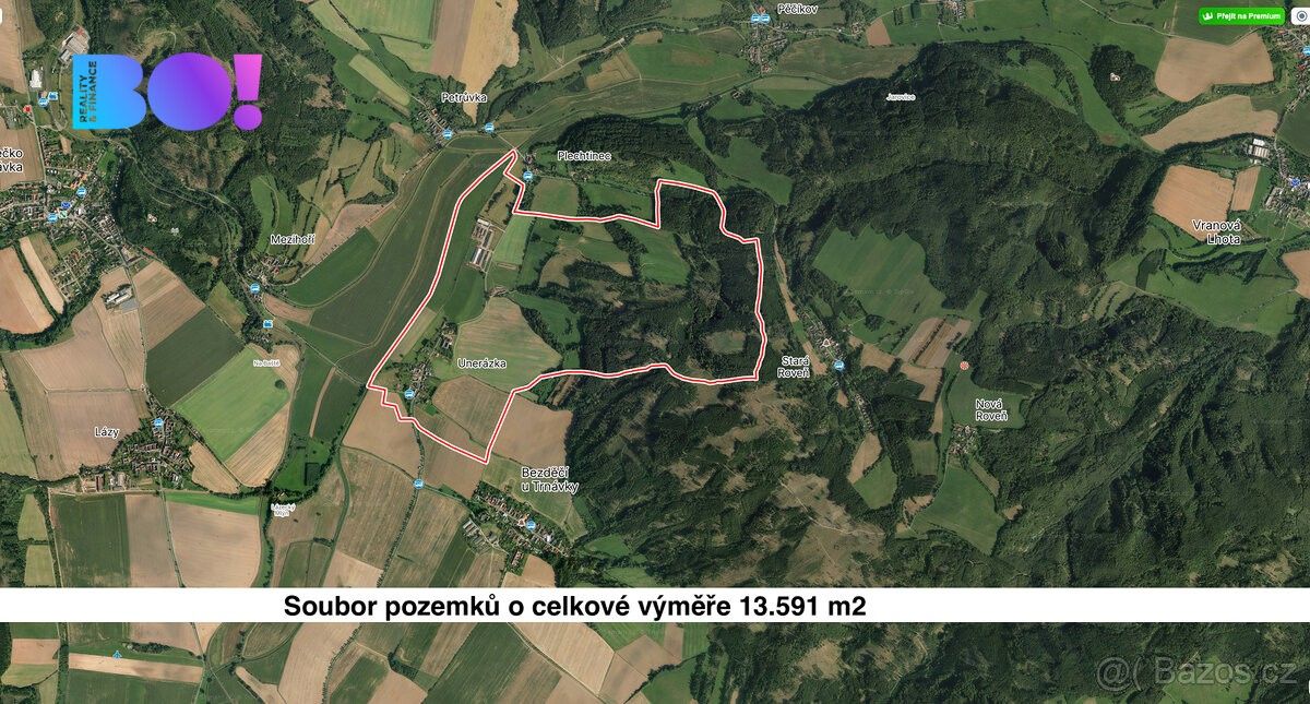 Zemědělské pozemky, Moravská Třebová, 571 01, 13 591 m²