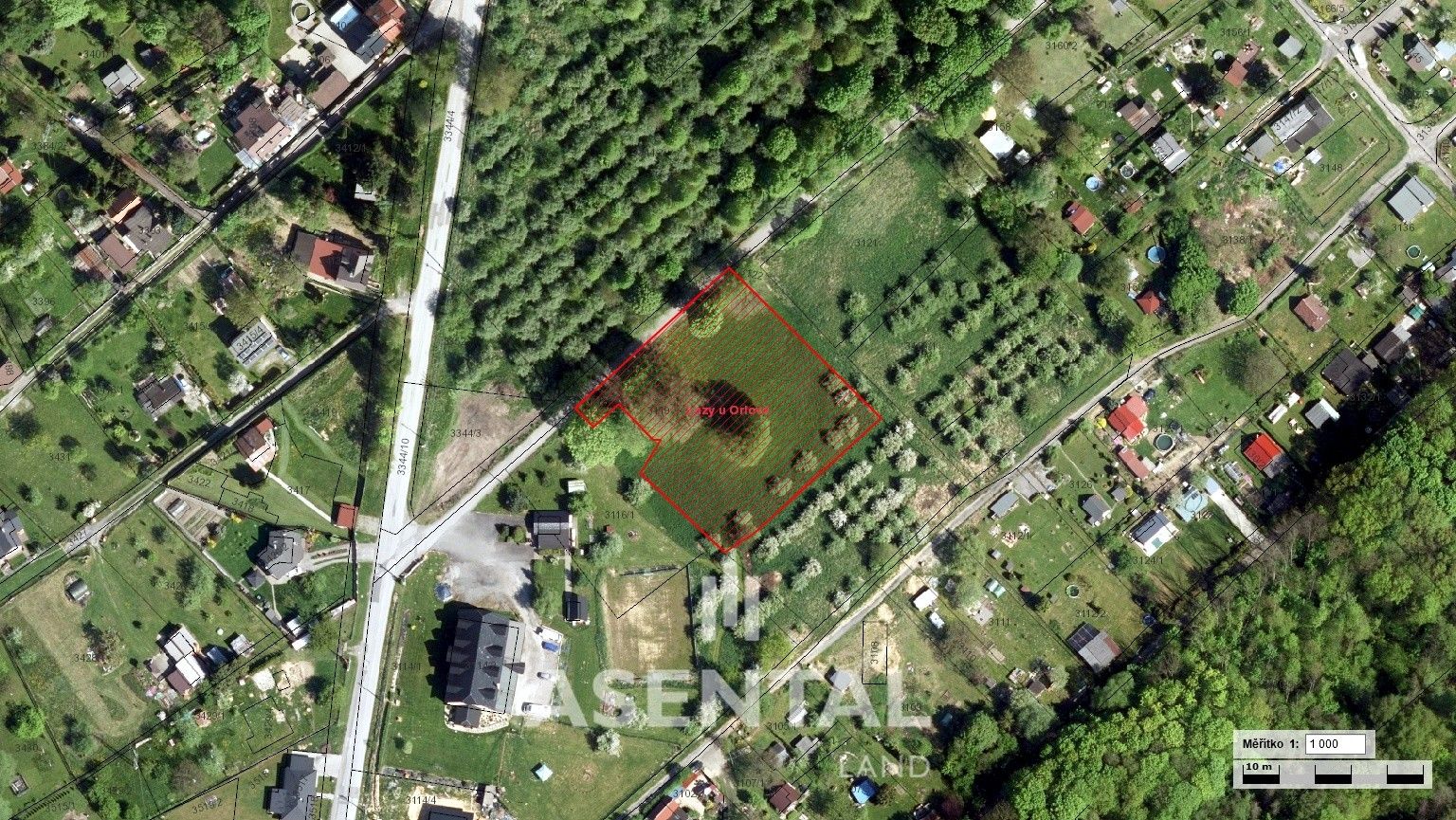 Pozemky pro bydlení, V Zimném dole, Orlová, 3 287 m²