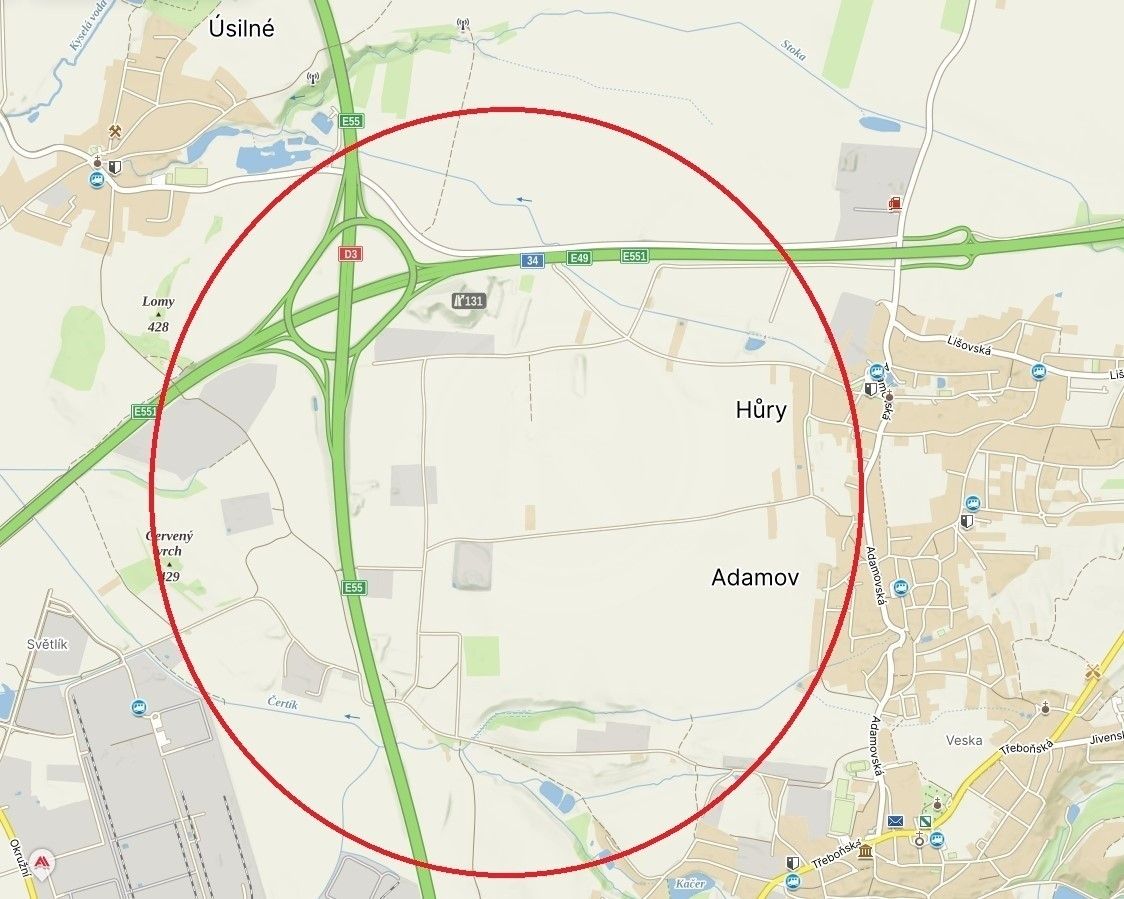 Komerční pozemky, České Budějovice 4, 6 000 m²