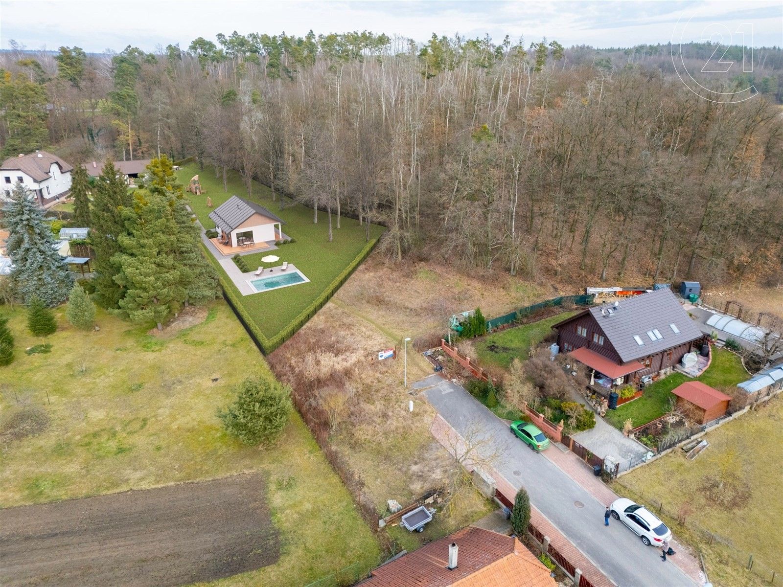 Pozemky pro bydlení, Všejany, 1 913 m²