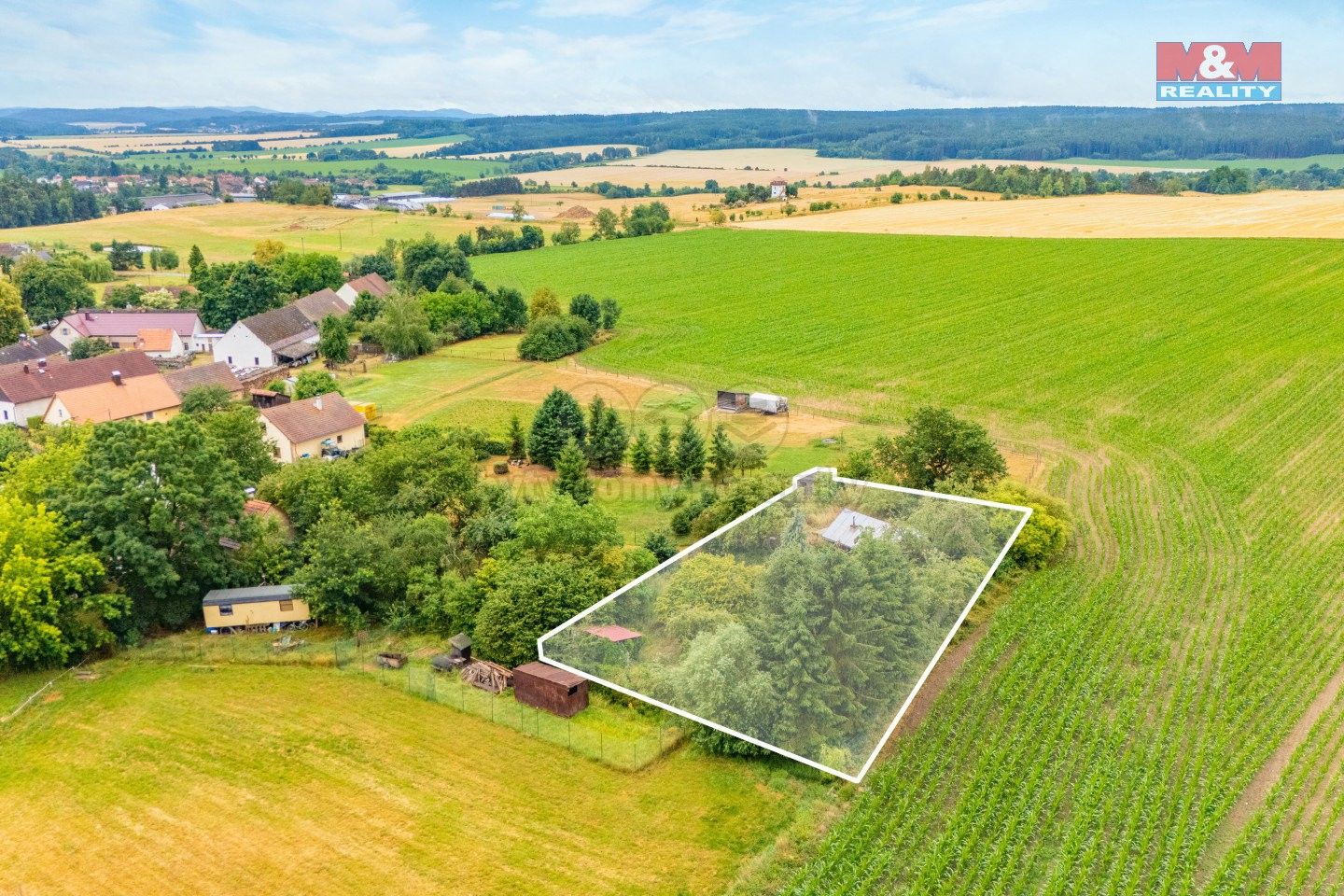 Pozemky pro bydlení, Chalupy, Zemětice, 1 160 m²