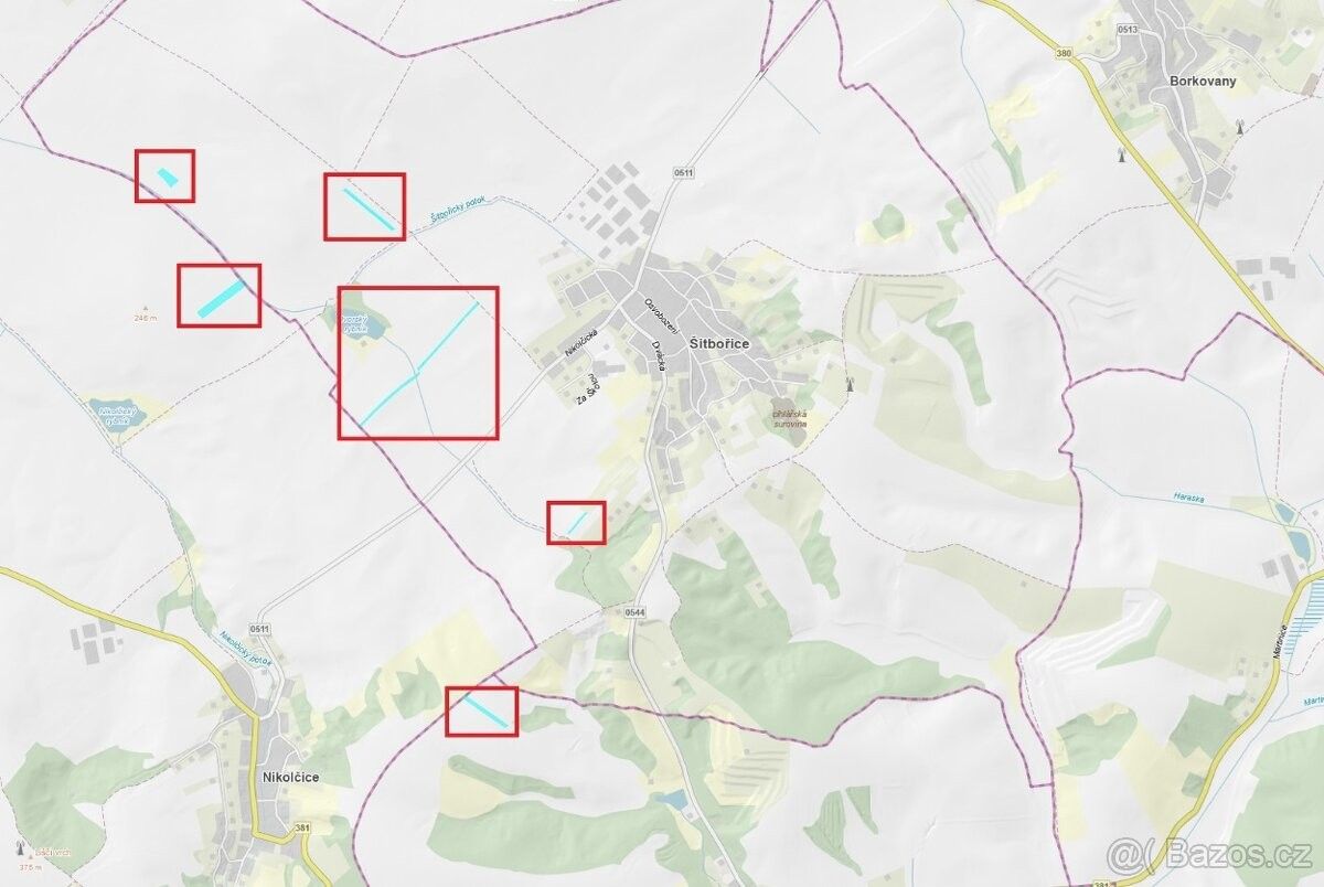 Zemědělské pozemky, Šitbořice, 691 76, 3 841 m²