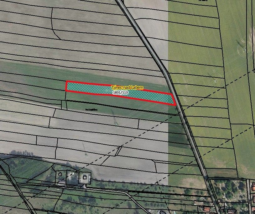 Zemědělské pozemky, Týnec nad Labem, 6 828 m²