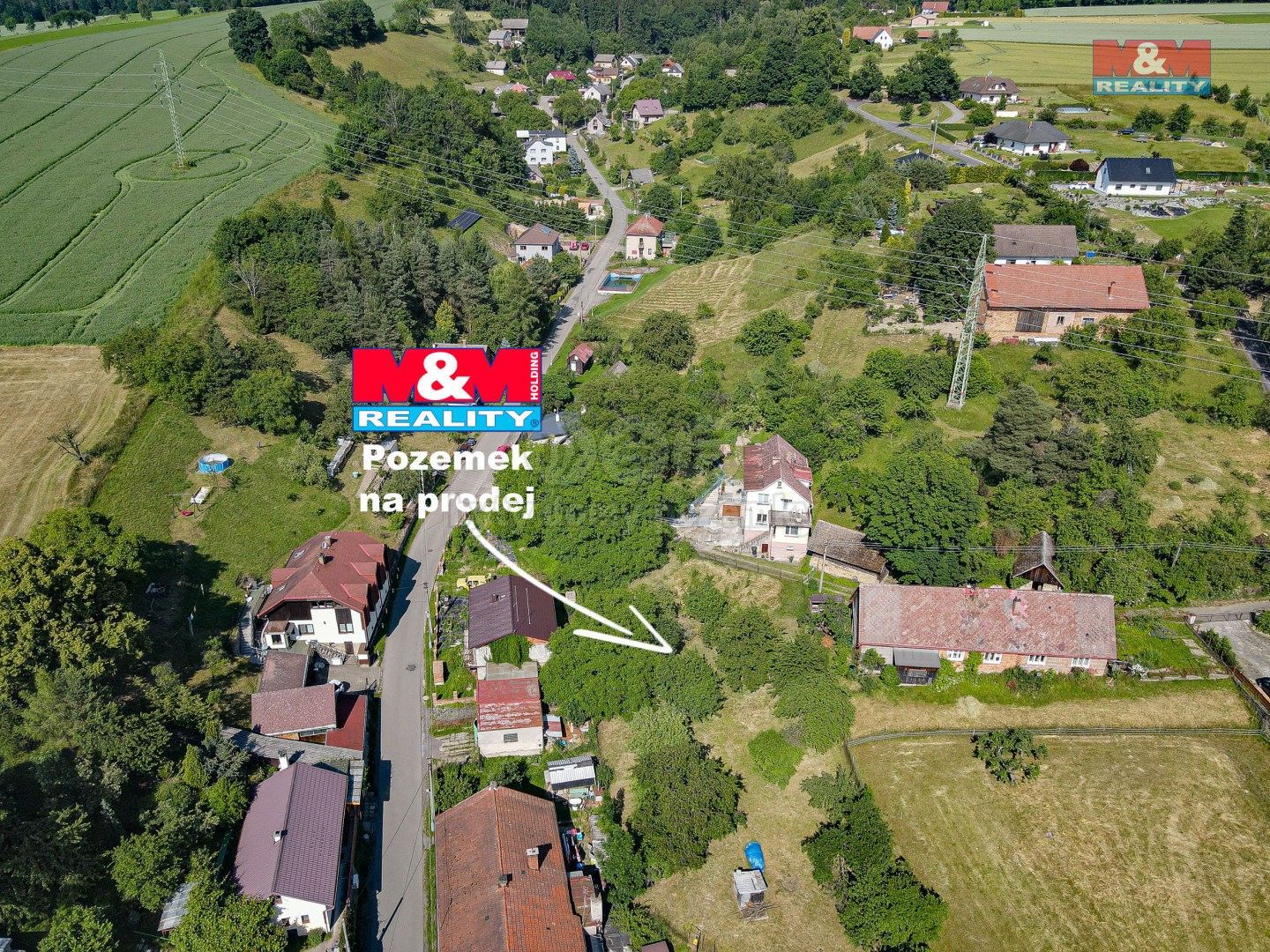 Pozemky pro bydlení, Merklovice, Vamberk, 1 133 m²