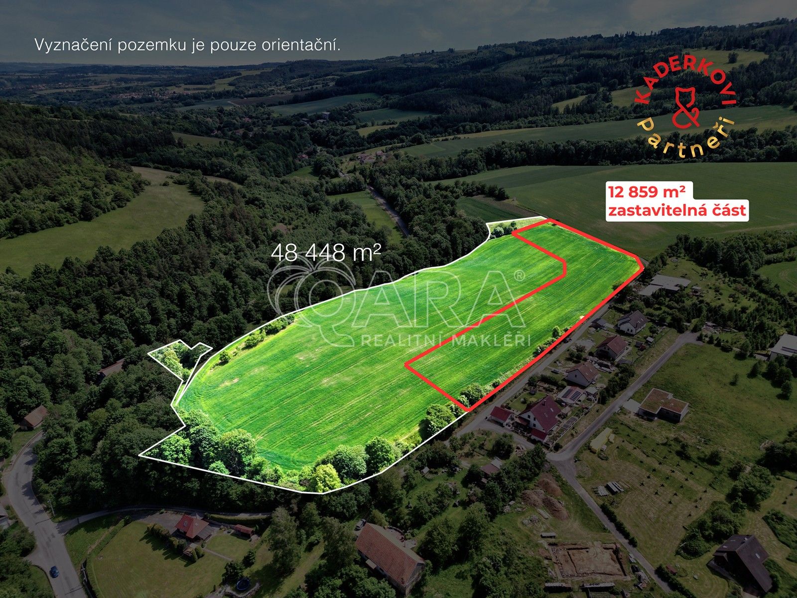 Pozemky pro bydlení, Horní Poříčí, 48 448 m²