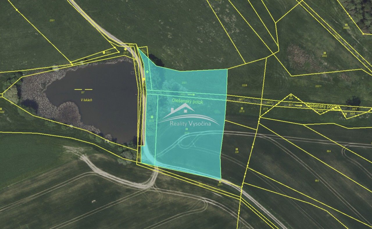 Prodej louka - Třebětín, 6 373 m²