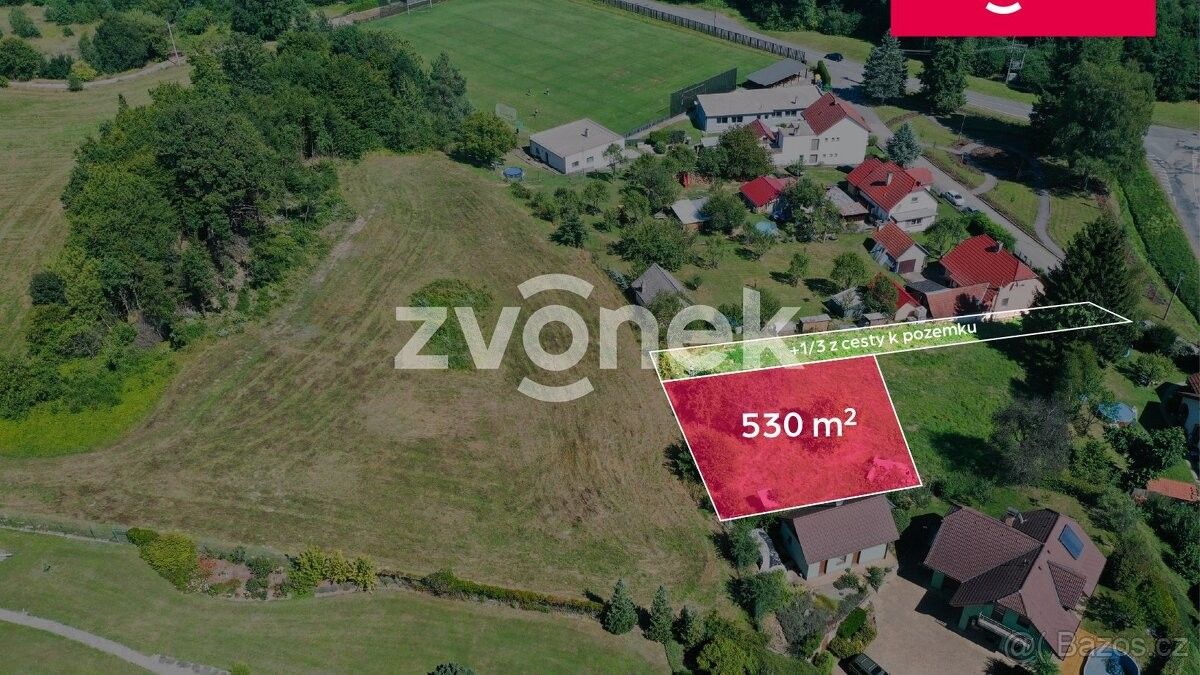 Pozemky pro bydlení, Březůvky, 763 45, 530 m²