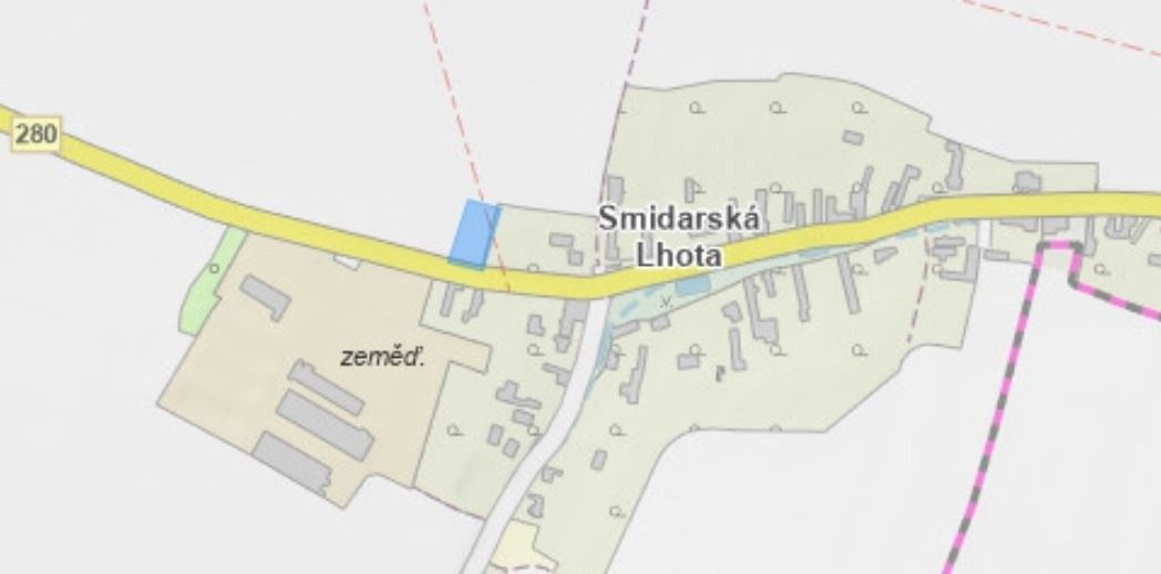 Pozemky pro bydlení, Smidary, 503 53, 1 554 m²