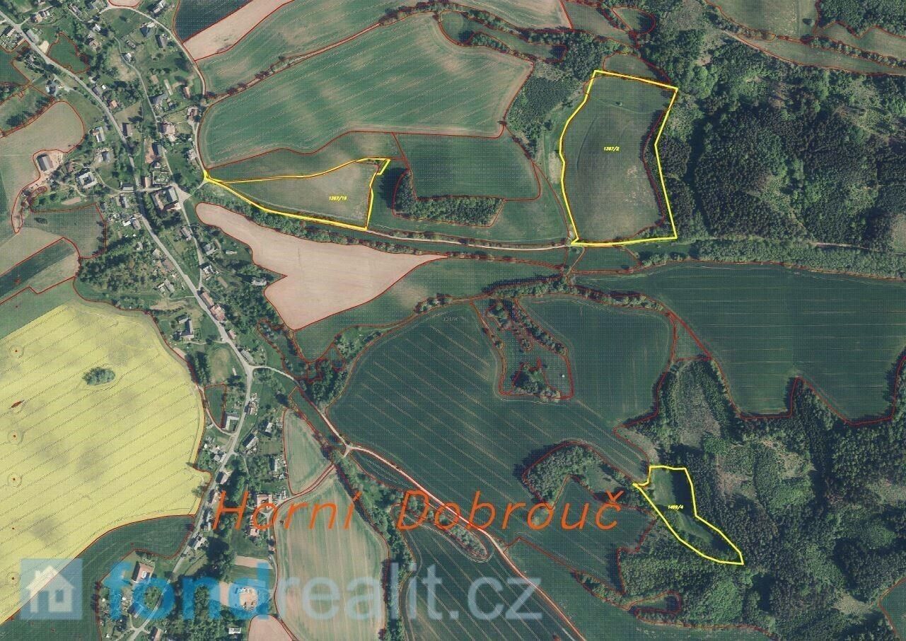 Zemědělské pozemky, Dolní Dobrouč, 93 250 m²