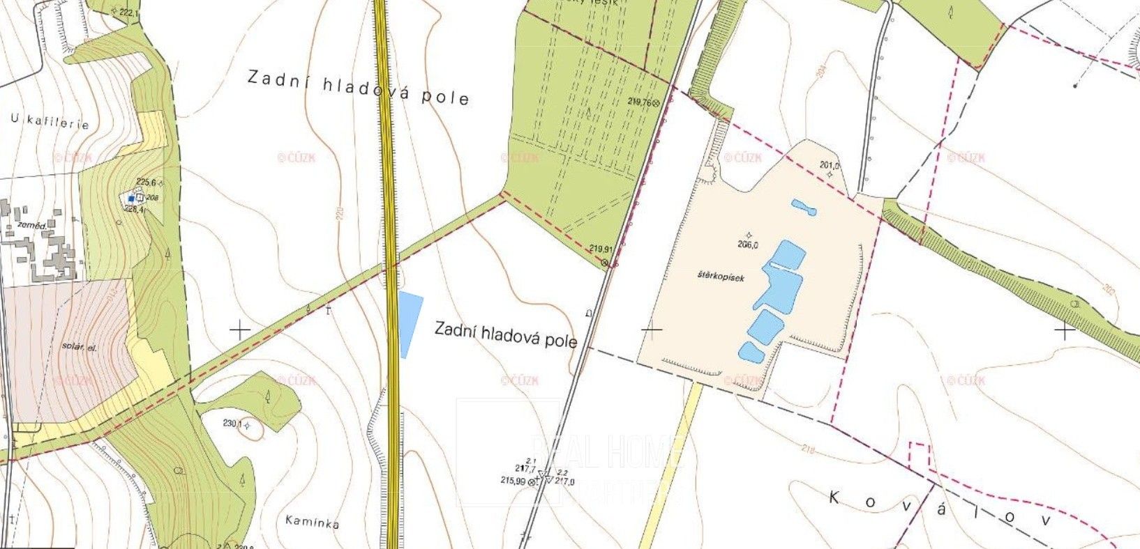 Prodej zemědělský pozemek - Pohořelice, 1 843 m²