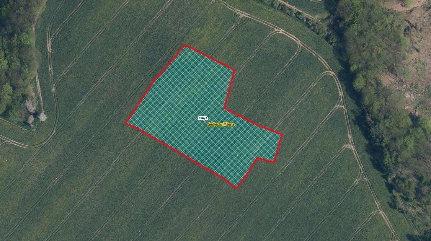Zemědělské pozemky, Mšeno, 9 070 m²