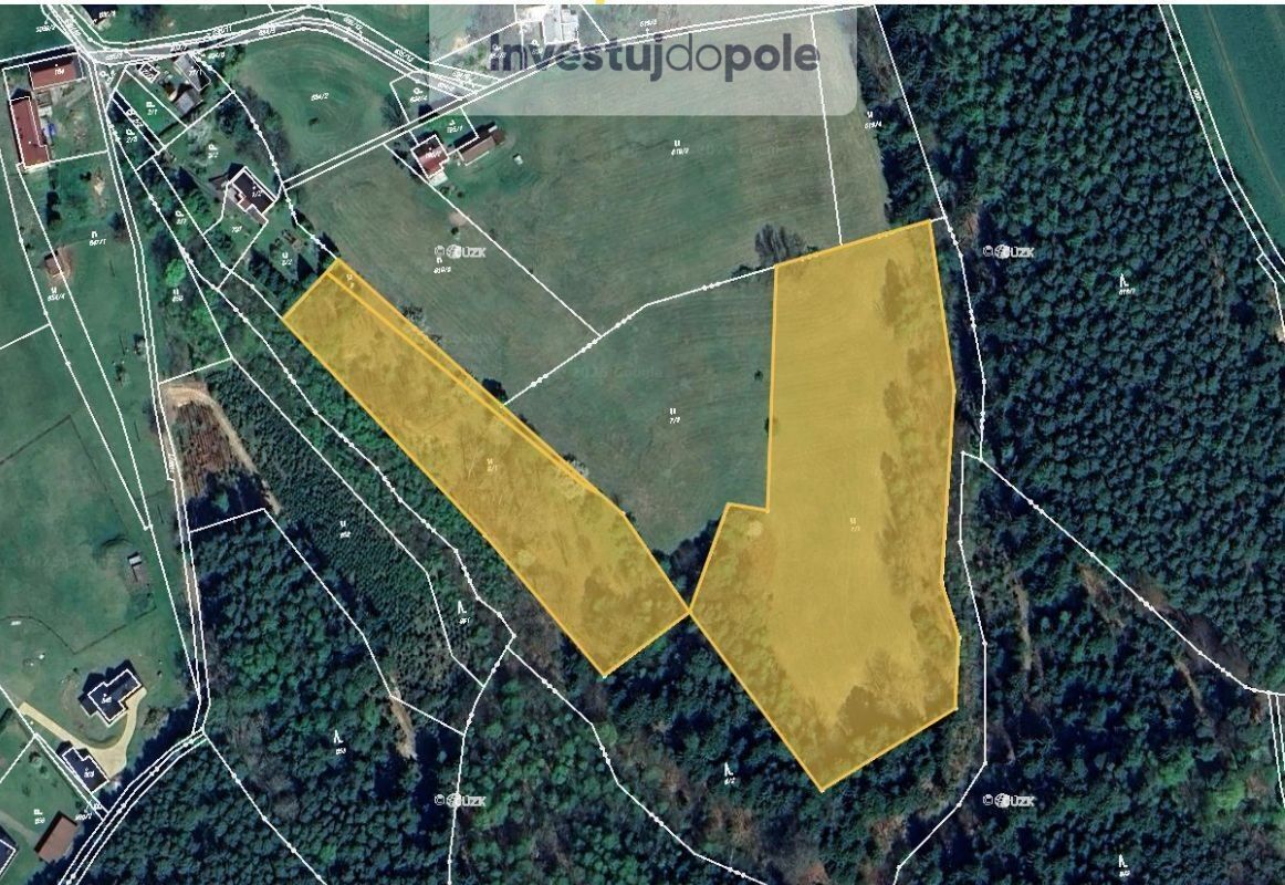 Louky, Libíč, Český Dub, 19 003 m²