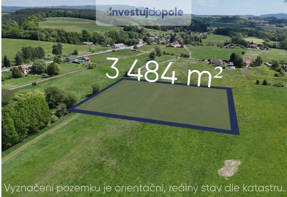 Zemědělské pozemky, Hnanice, Hrubá Skála, 3 484 m²