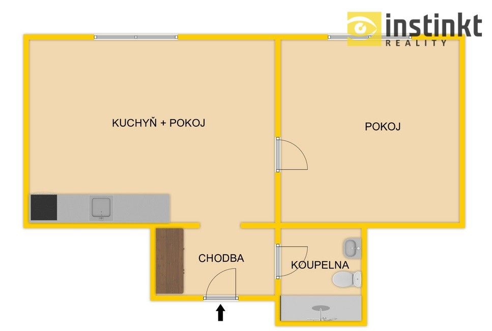 Prodej byt 2+kk - Skvrňanská, Plzeň, 51 m²