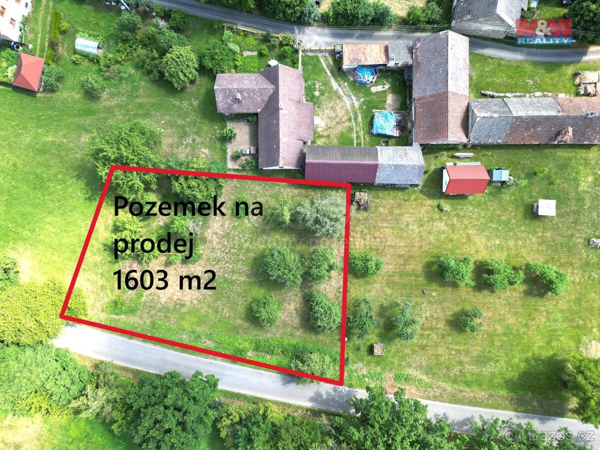 Pozemky pro bydlení, Milevsko, 399 01, 1 603 m²