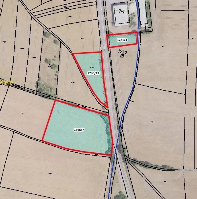 Zemědělské pozemky, Velvary, 2 970 m²