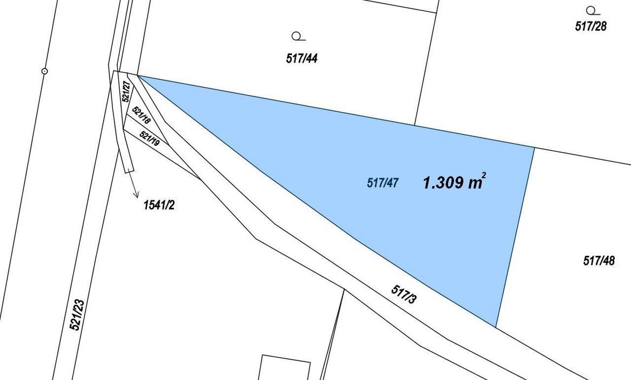 Pozemky pro bydlení, Slánská, Budyně nad Ohří, 1 309 m²
