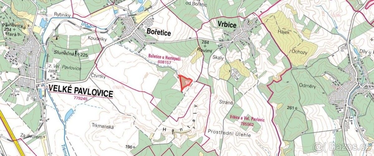 Prodej zemědělský pozemek - Bořetice u Hustopečí, 691 08, 71 982 m²