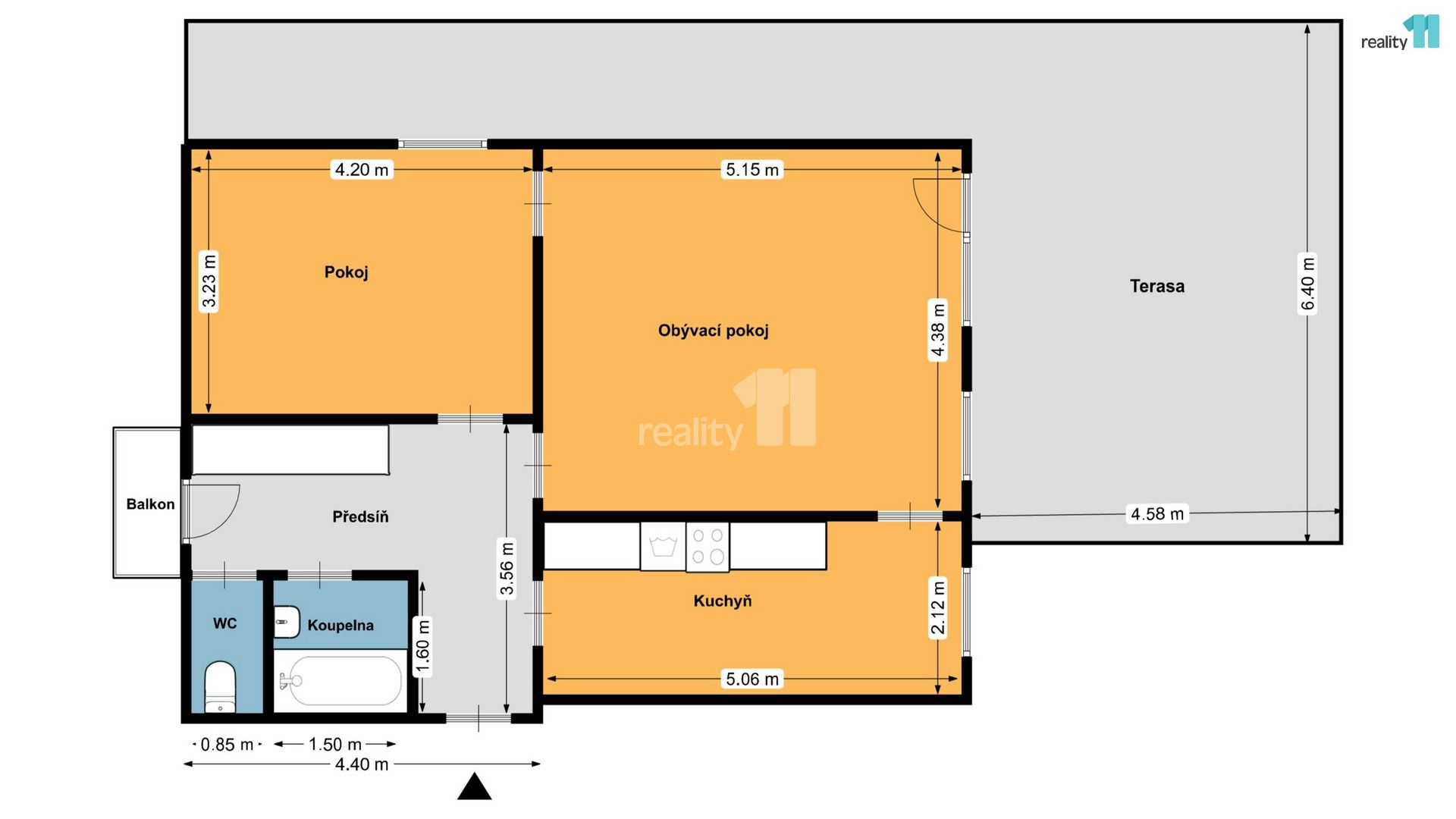 Prodej byt 2+1 - Thámova, Plzeň, 58 m²