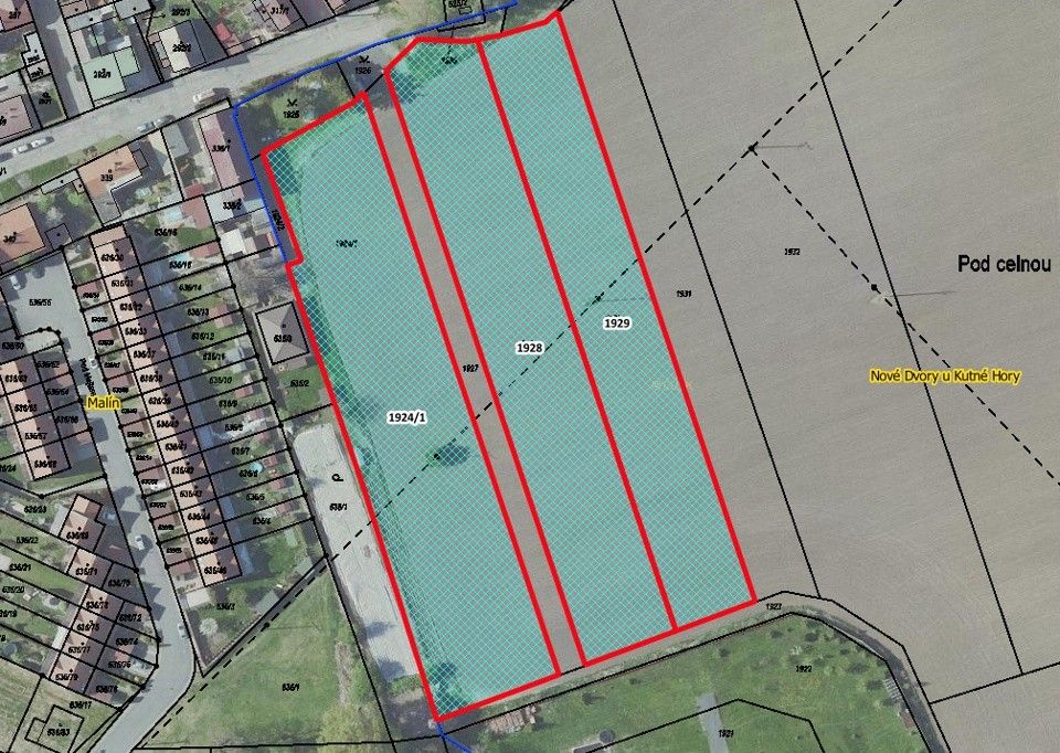 Zemědělské pozemky, Nové Dvory, 5 253 m²