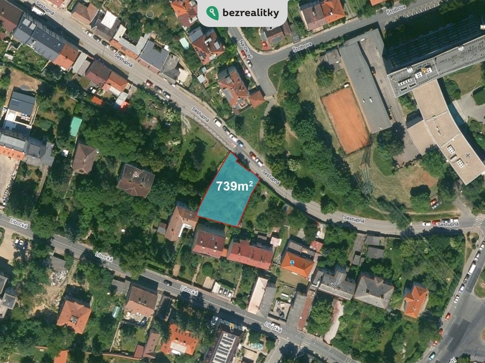 Pozemky pro bydlení, Sestupná, Praha, 739 m²
