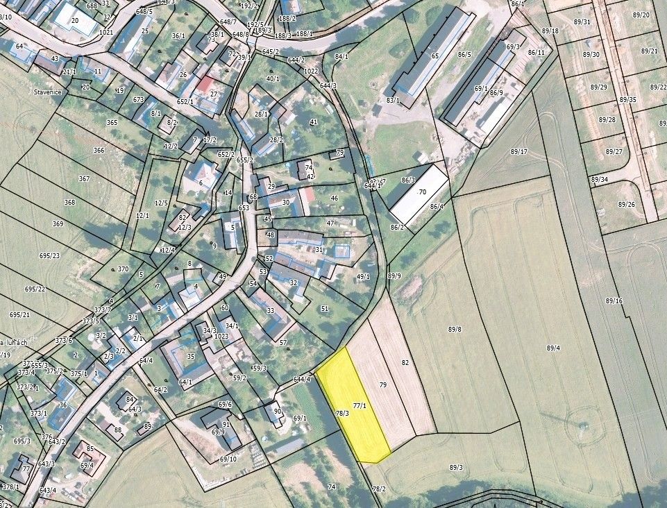 Pozemky pro bydlení, Úsov, 789 73, 1 905 m²