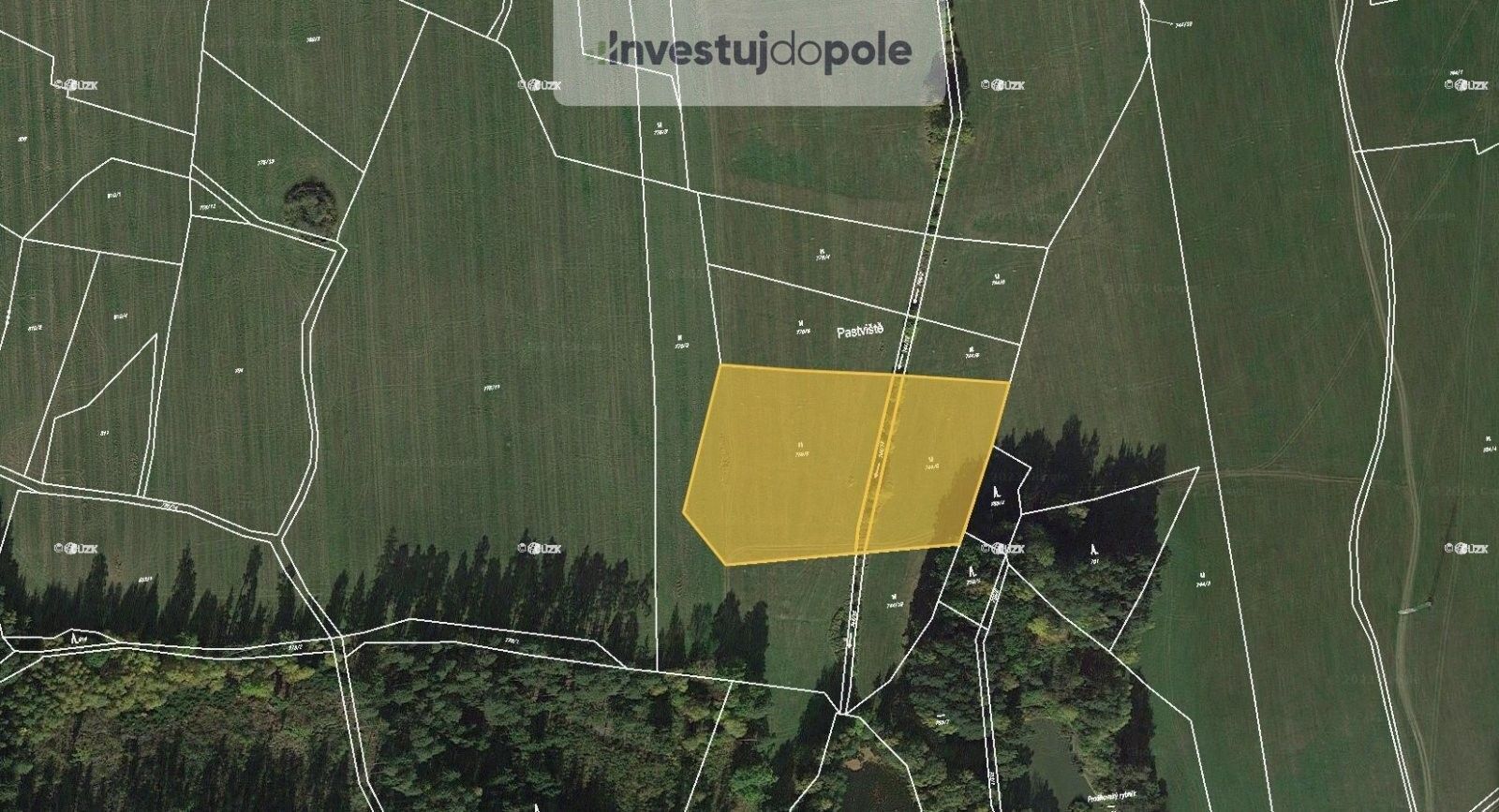 Louky, Vydří, 9 498 m²