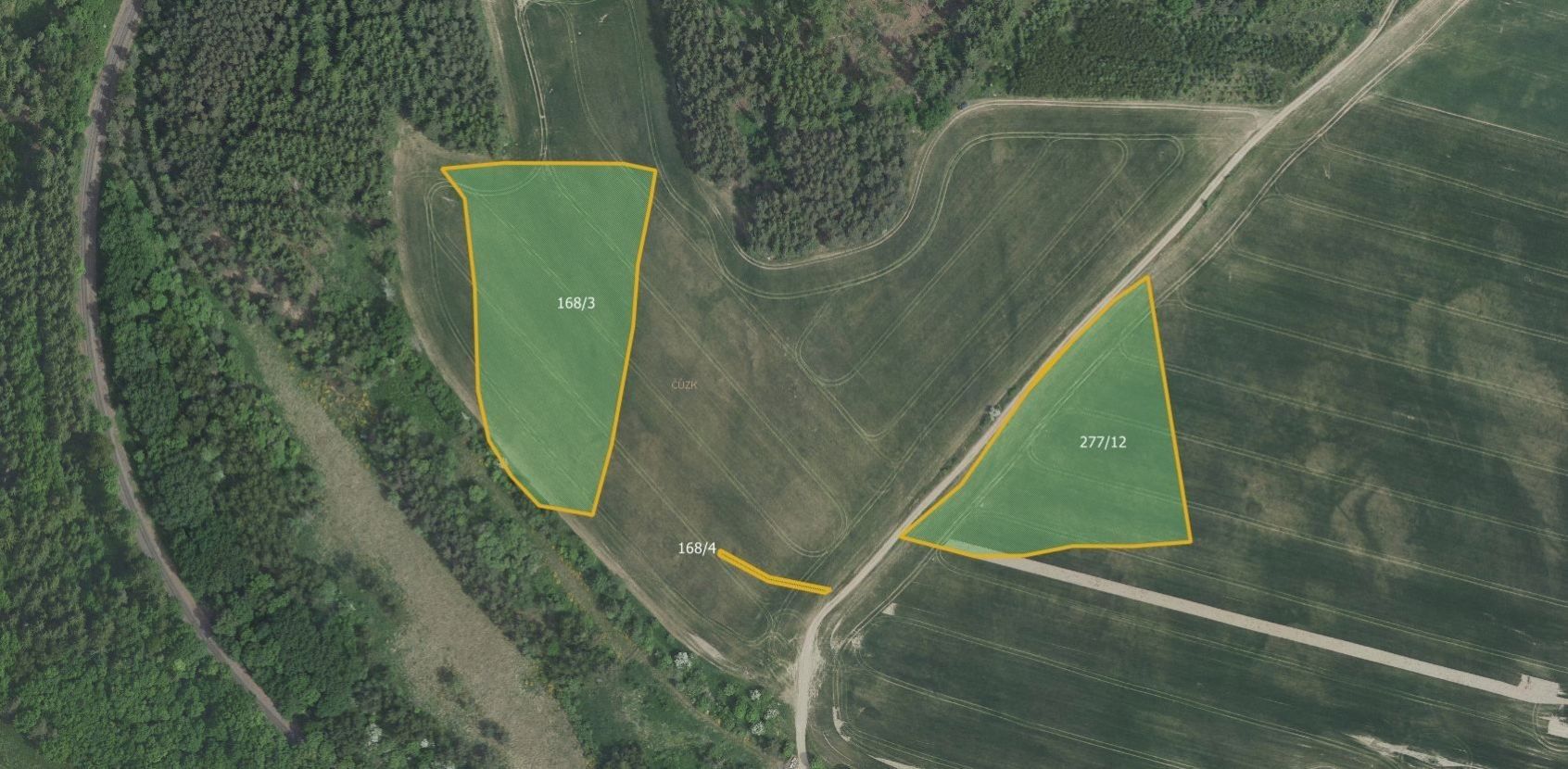 Zemědělské pozemky, Lešetice, 67 998 m²