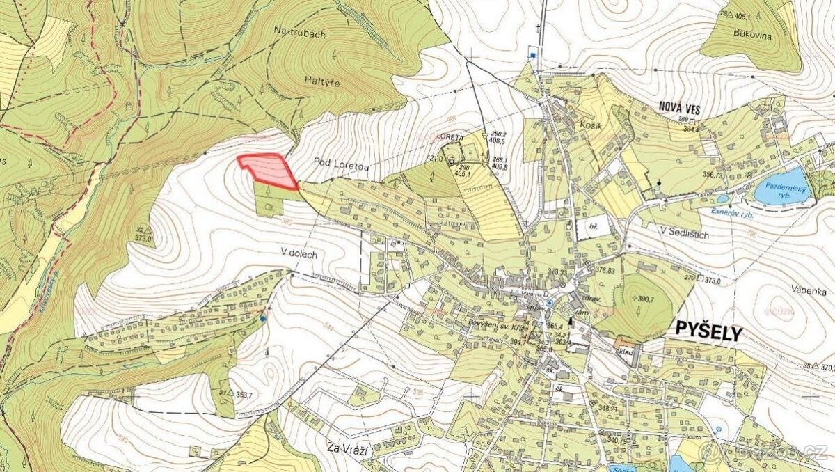 Prodej zemědělský pozemek - Pyšely, 251 67