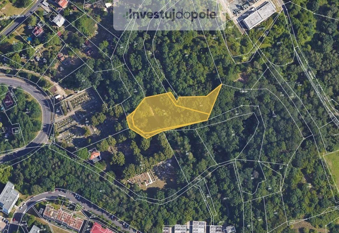 Zahrady, Ústí nad Labem, 3 606 m²