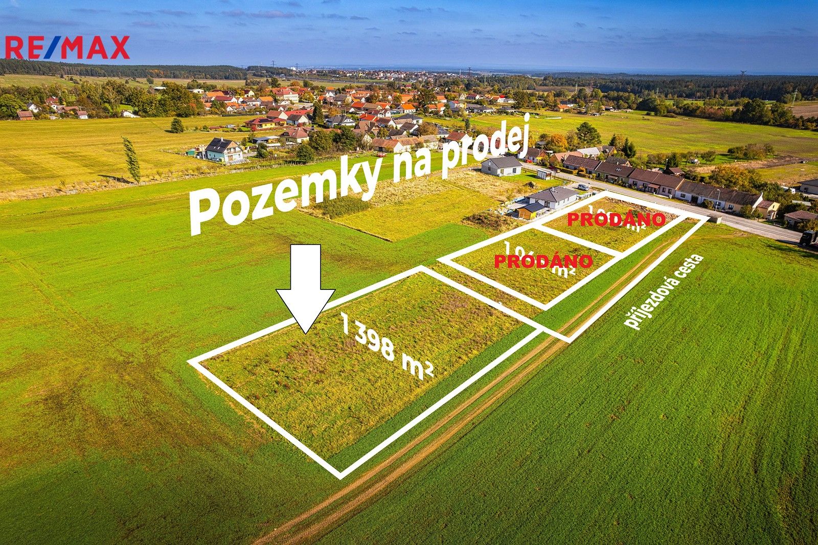 Pozemky pro bydlení, Vitín, 1 398 m²