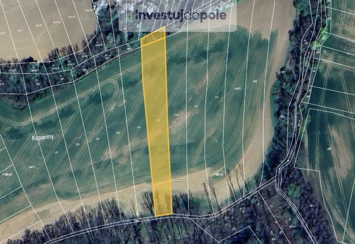 Zemědělské pozemky, Milovice, Soběsuky, 3 446 m²