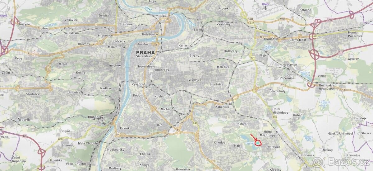 Lesy, Praha, 109 00, 8 843 m²