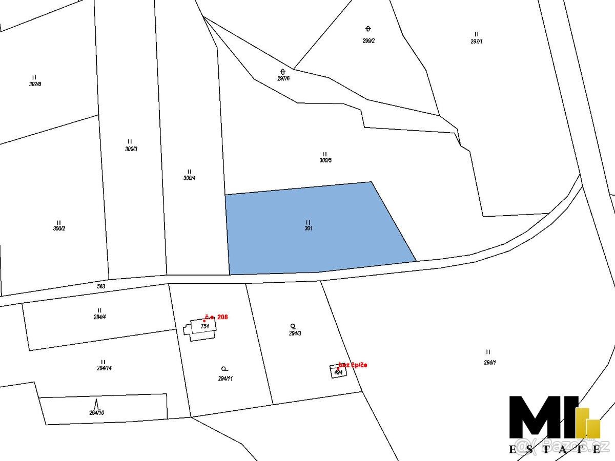 Prodej louka - Křivoklát, 270 23, 2 285 m²