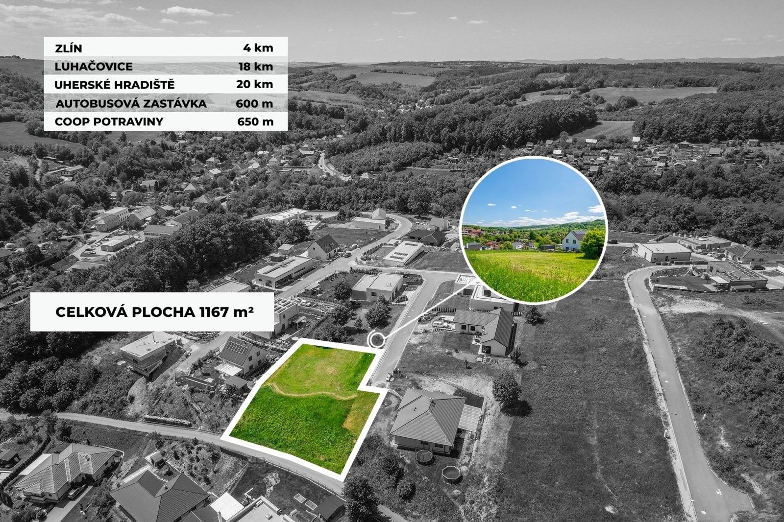 Pozemky pro bydlení, Březnice, 1 167 m²