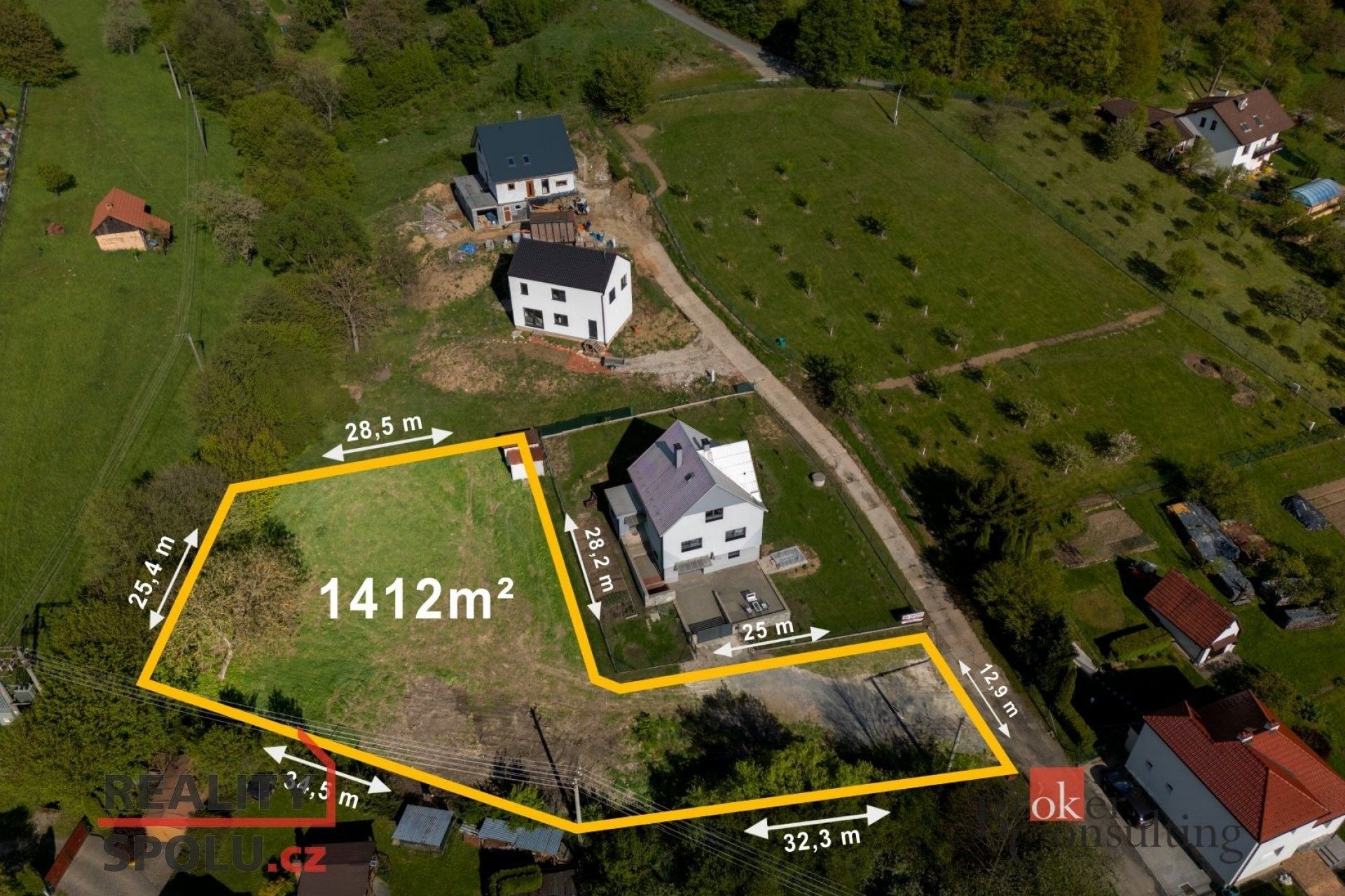 Prodej pozemek pro bydlení - Horní Lhota, 1 310 m²