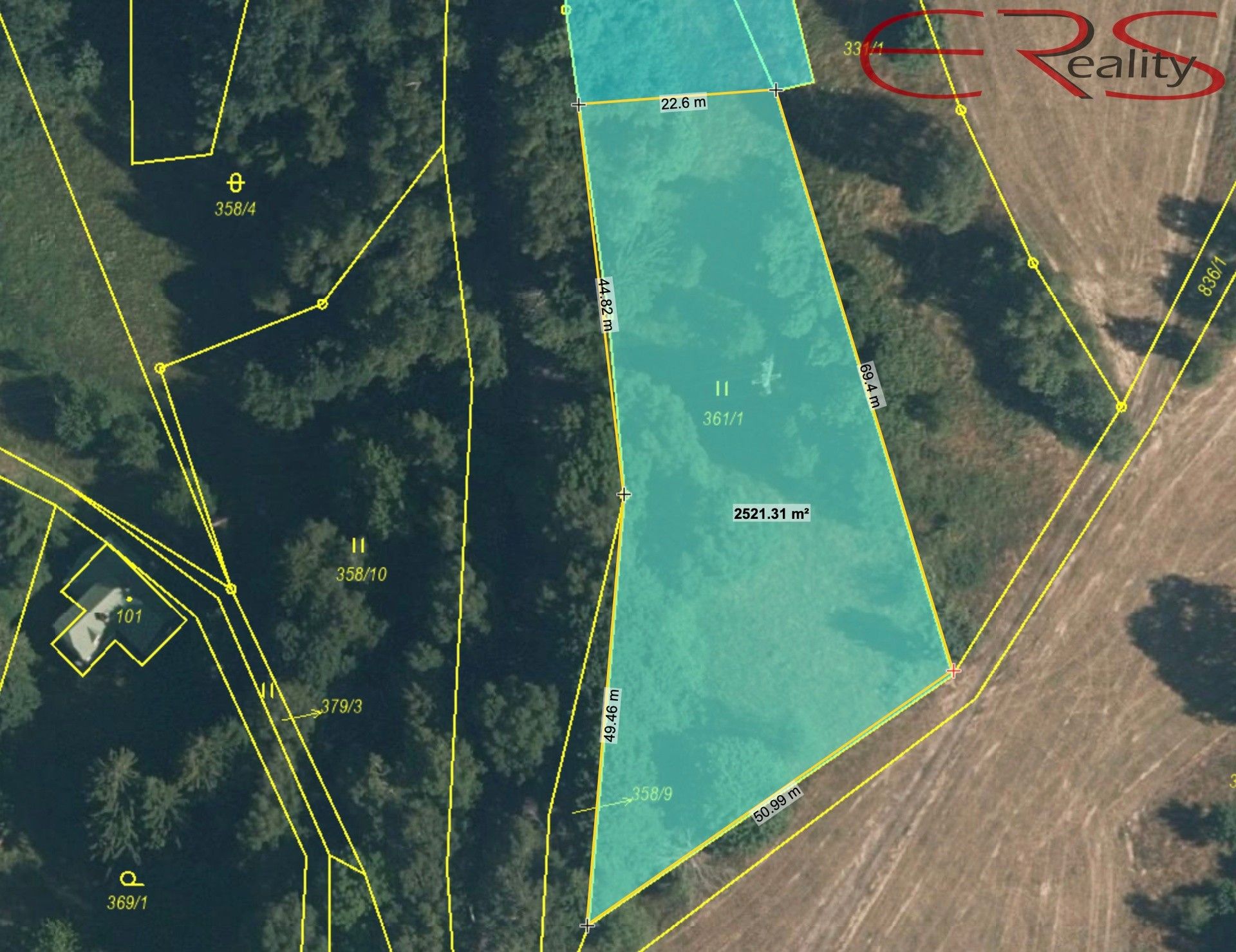 Prodej louka - Hraničná, Janov nad Nisou, 2 521 m²