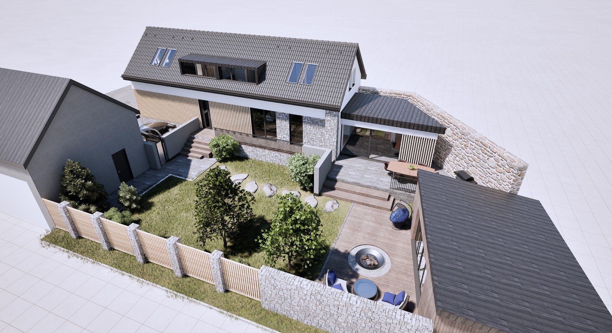Rodinné domy, Mnichovice, 159 m²