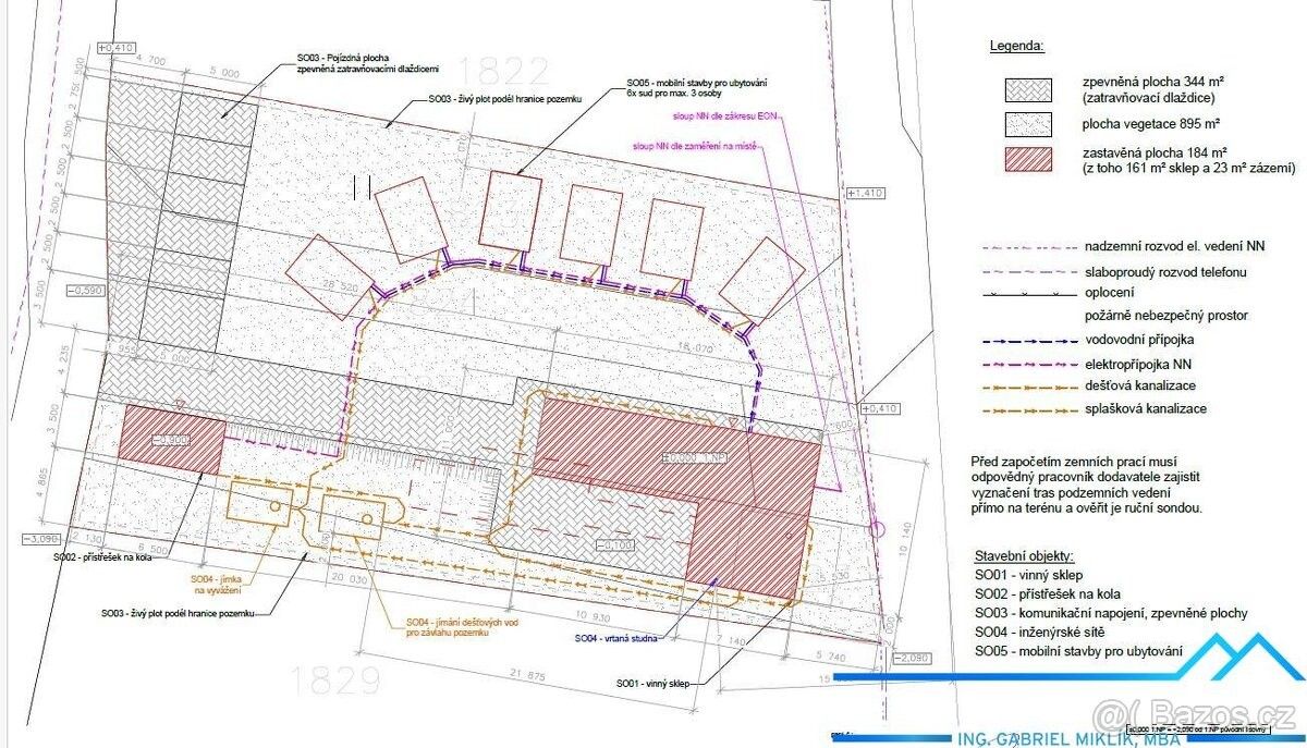Prodej pozemek pro bydlení - Vrbovec, 671 24, 800 m²