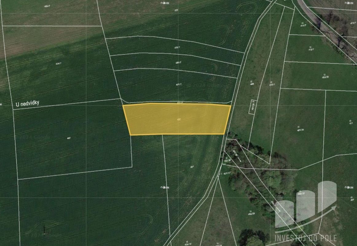 Zemědělské pozemky, Jíkev, 3 428 m²