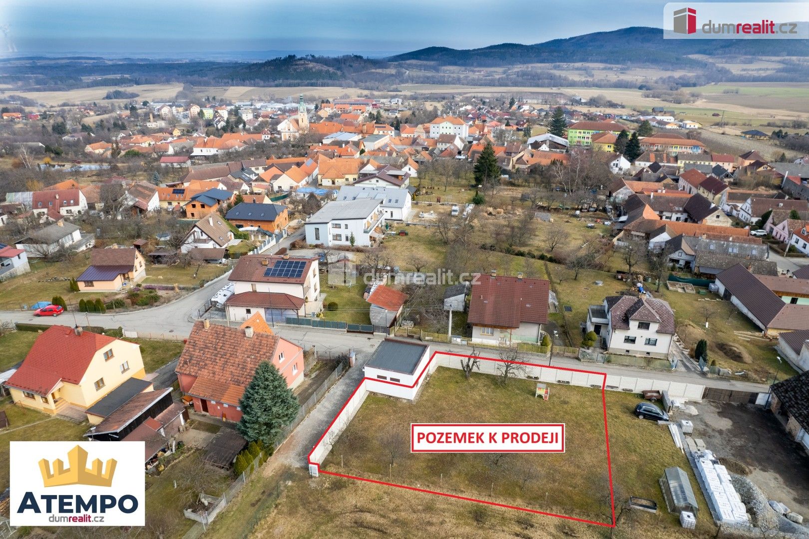Prodej pozemek pro bydlení - Zahradní, Lhenice, 648 m²