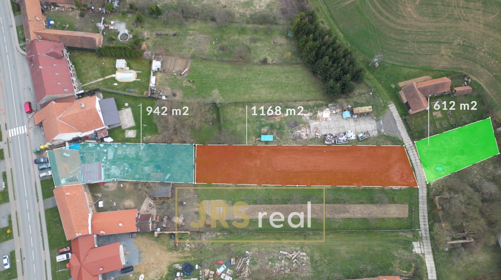 Pozemky pro bydlení, Mouchnice, 1 168 m²