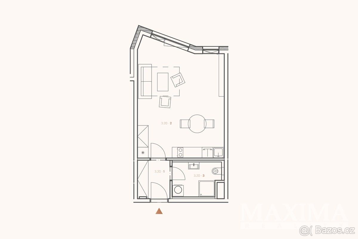 1+kk, Praha, 100 00, 40 m²