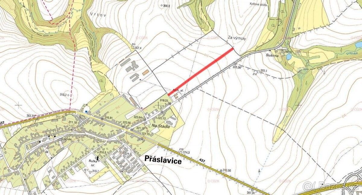 Prodej zemědělský pozemek - Přáslavice, 783 54