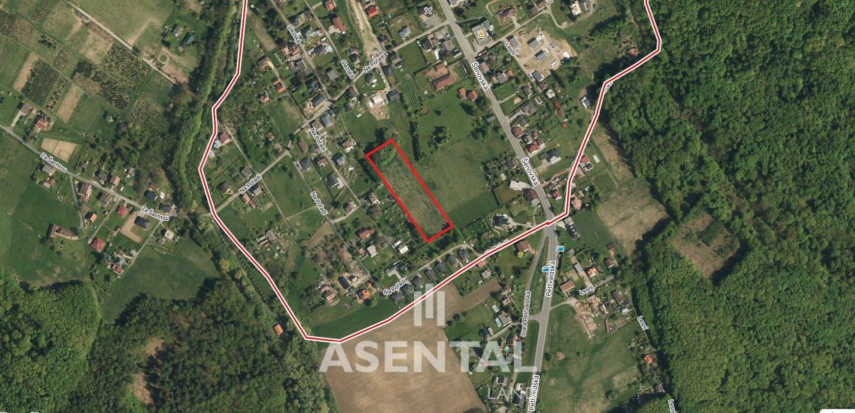 Pozemky pro bydlení, Na Pořadí, Petřvald, 6 654 m²
