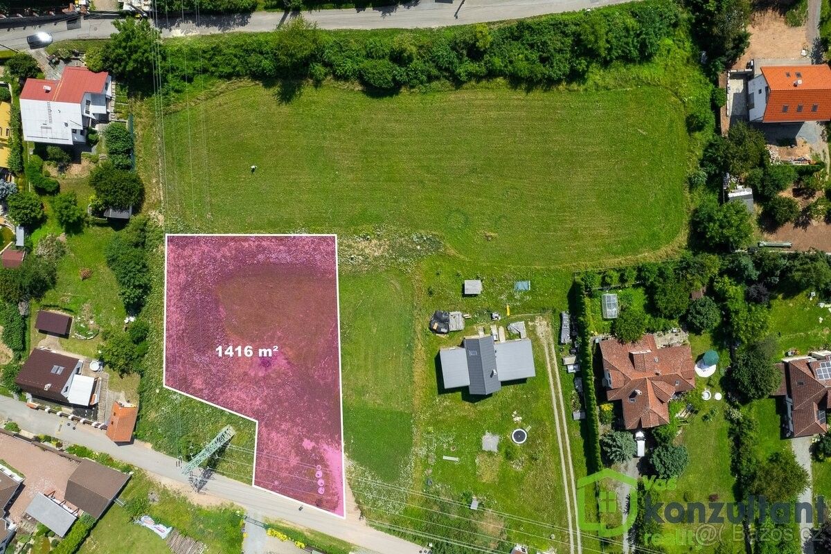Pozemky pro bydlení, Tišnov, 666 03, 1 416 m²