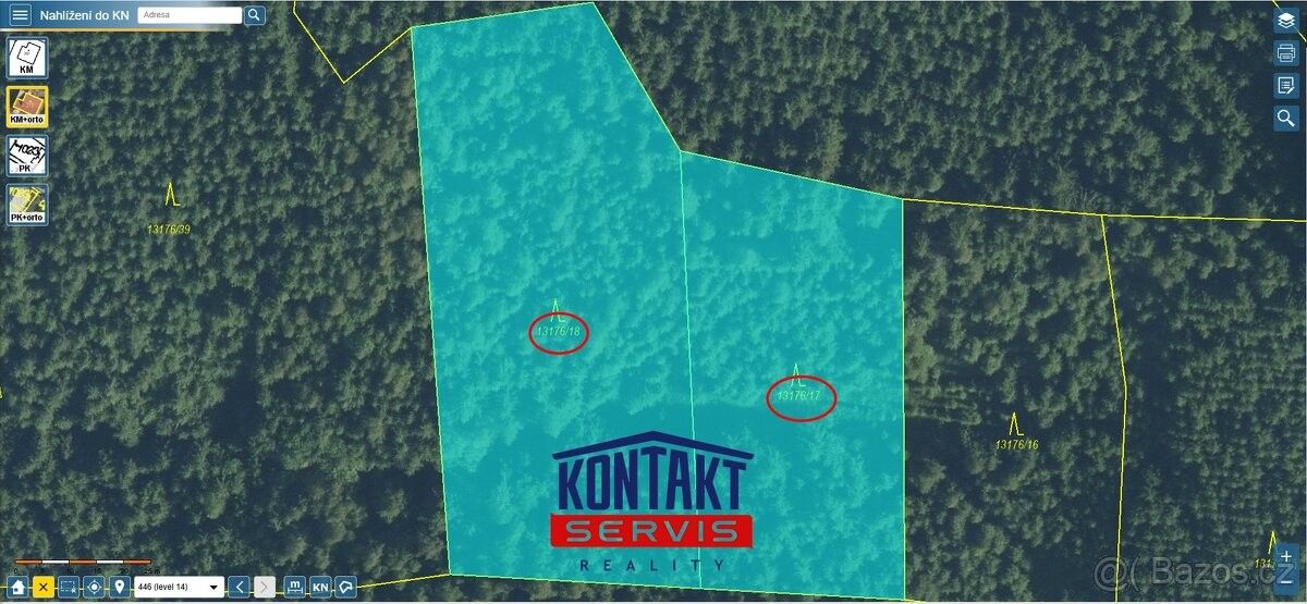 Prodej les - Huslenky, 756 02, 7 660 m²