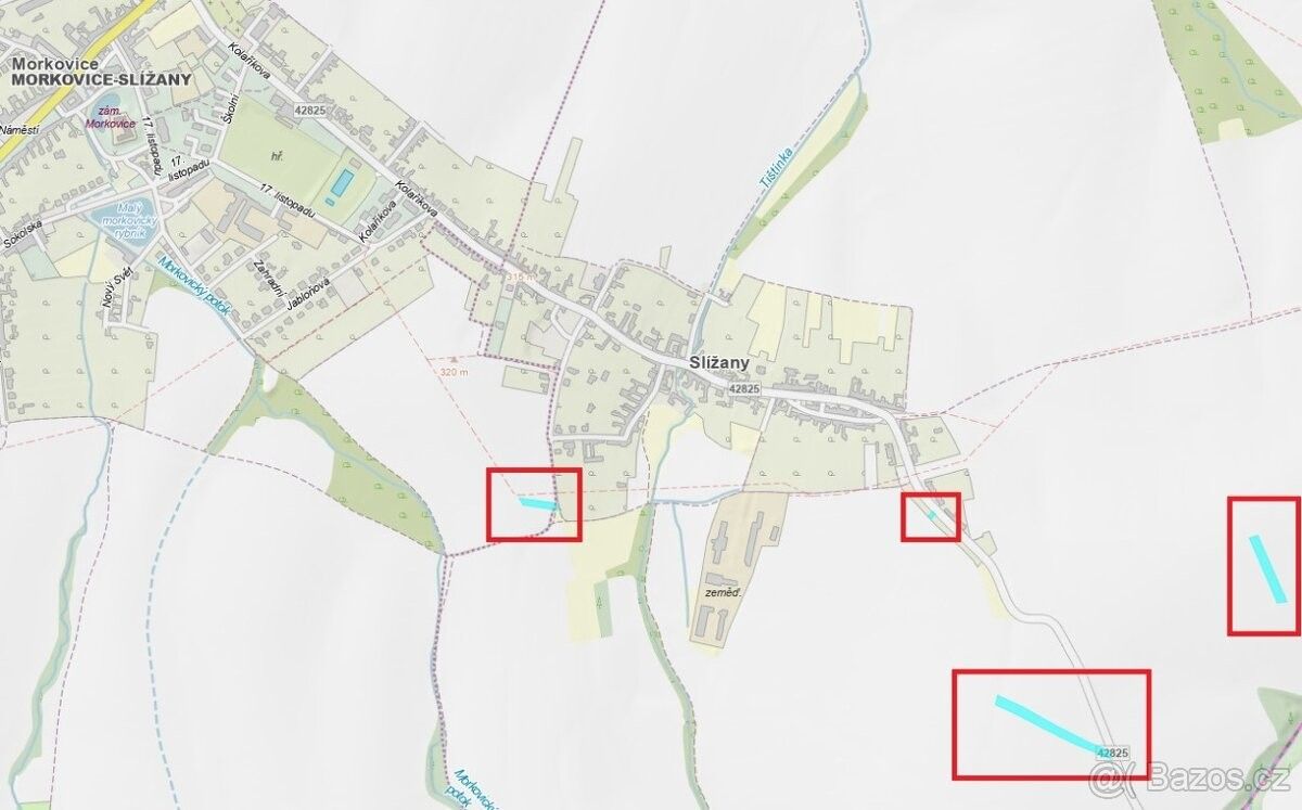 Zahrady, Morkovice-Slížany, 768 33, 7 627 m²