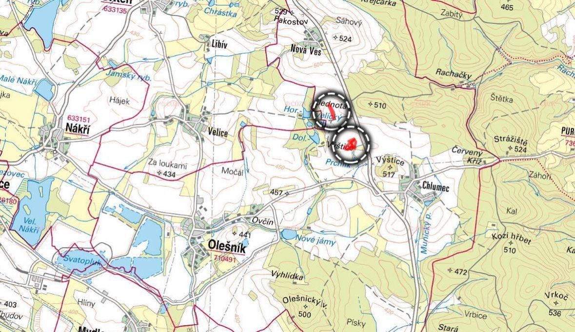 Prodej zemědělský pozemek - Olešník, 373 50, 25 154 m²